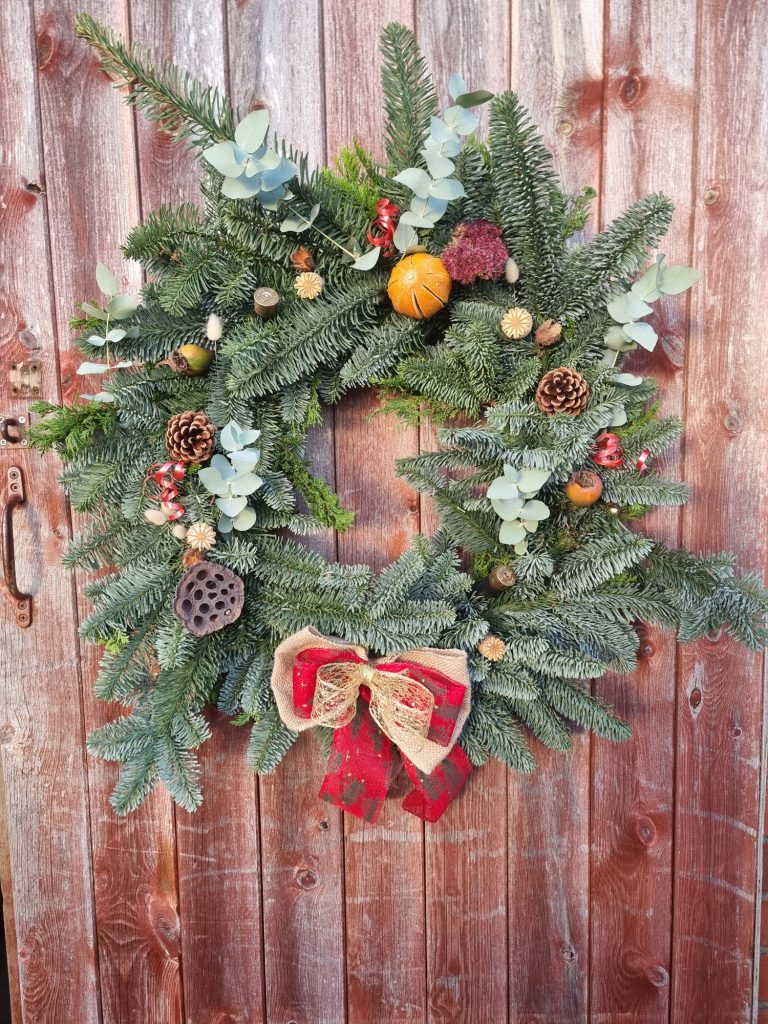 Christmas Wreath made by Lizzy Rogers