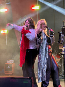 Andy Plimmer as Meat and Sally Rivers at Middlewich Fiesta