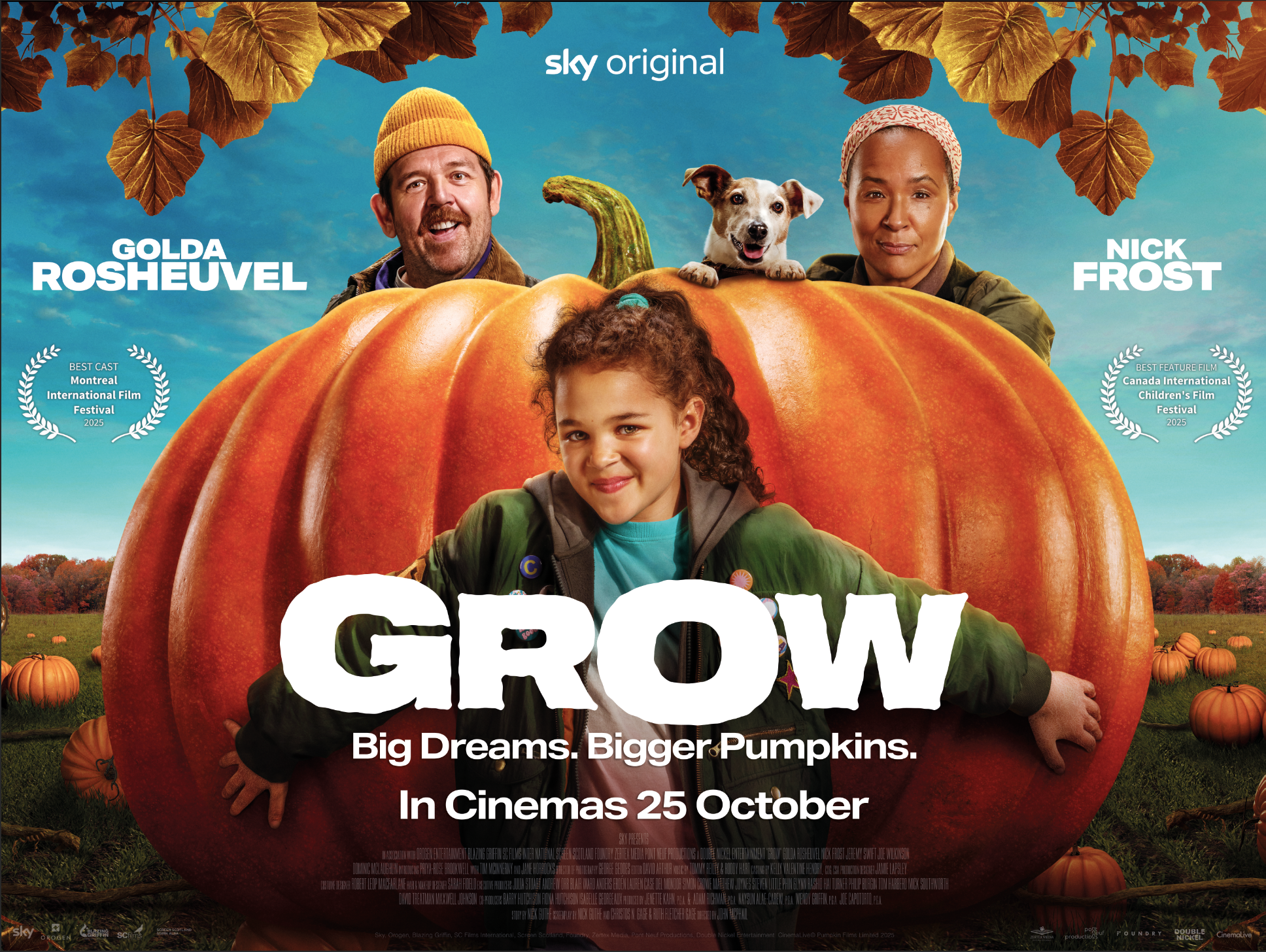 Promotional poster for the family friendly film GROW
