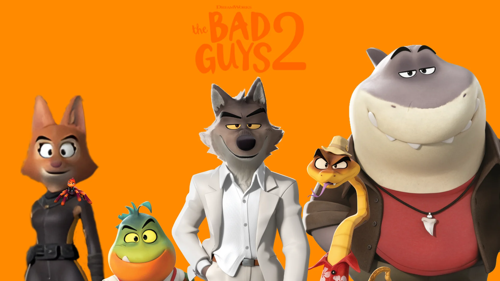 The Bad Guy poster - characters lined up